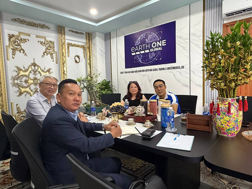 A Business Meeting in Ho Chi Minh City | Ben Ng, Jimmy Cheng and ME at VN office.