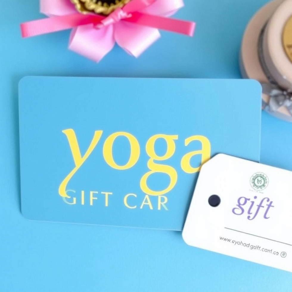 Yoga for Posture a gift card