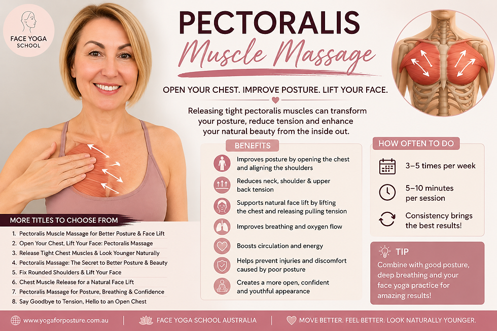 How to massage your Pectoralis muscle for better posture