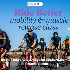 ride better, mobility and muscle release class in Canberra, Australia