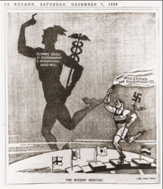 Fig. 5. J. Doyle, ‘The Modern Mercury’, The Philadelphia Record (Philadelphia, 1935), at https://www.ushmm.org/wlc/en/media_da.php?ModuleId=10005680&MediaId=8997 accessed 24. Mar. 2017.