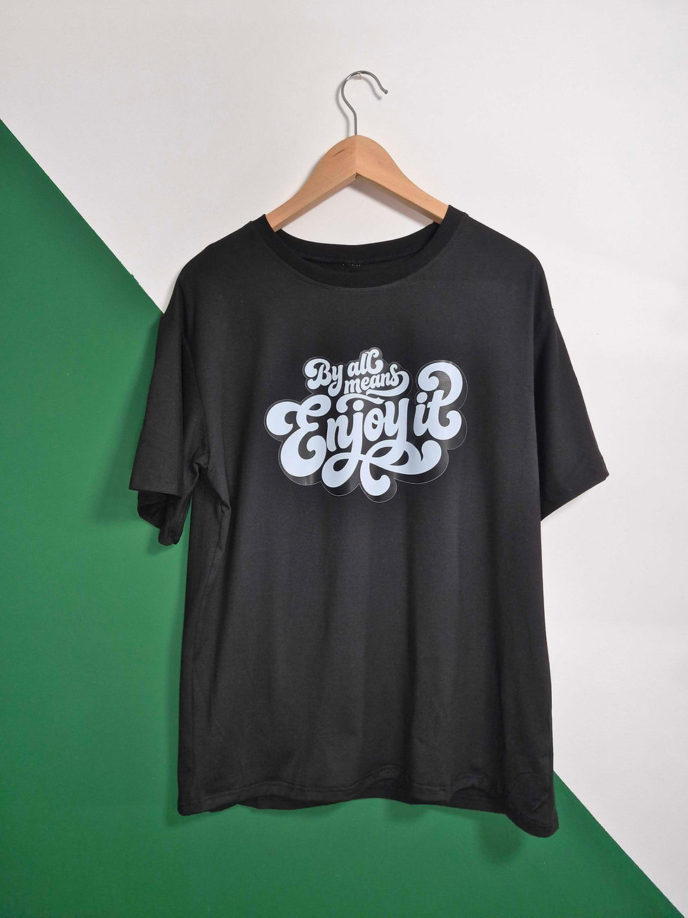Front View | By All Means Enjoy It Football T-Shirt | Neil Warnock | The Football Historian