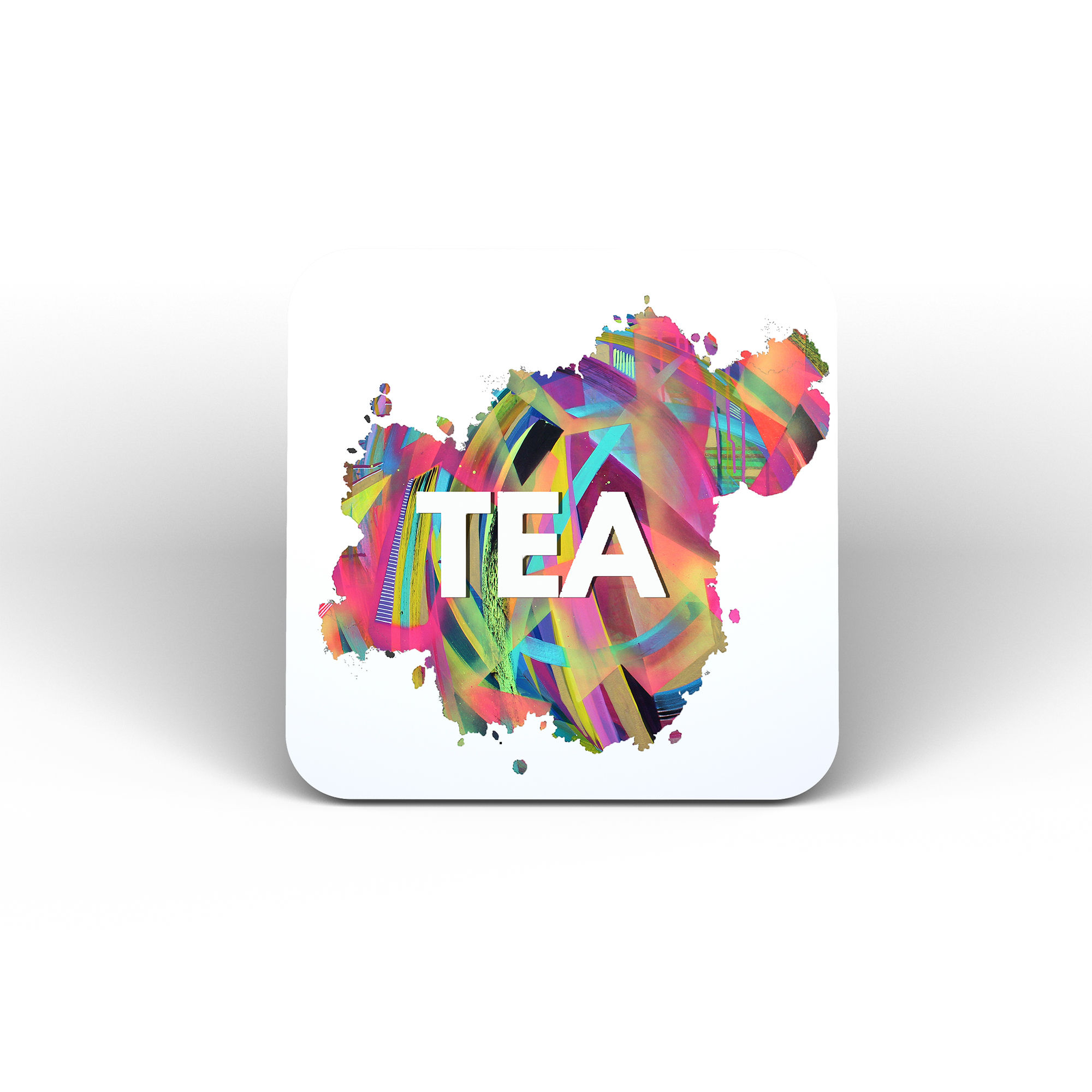 Piece of Me 'TEA' Abstract Coaster