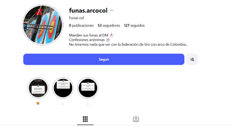 La Federación de Arqueros de Colombia rechaza la creación de página anónima con contenido ofensivo