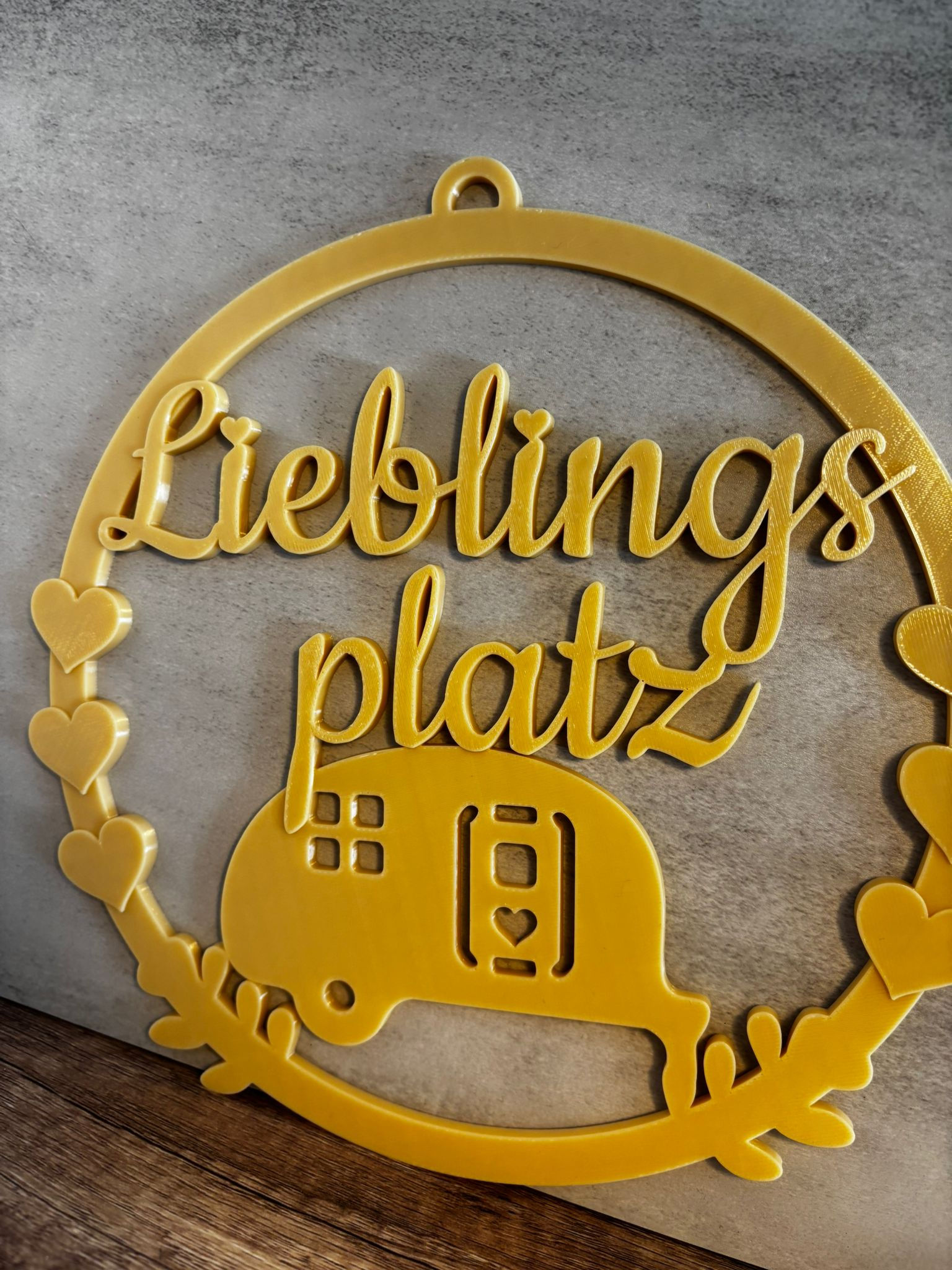 Camping Schild - 3D Druck