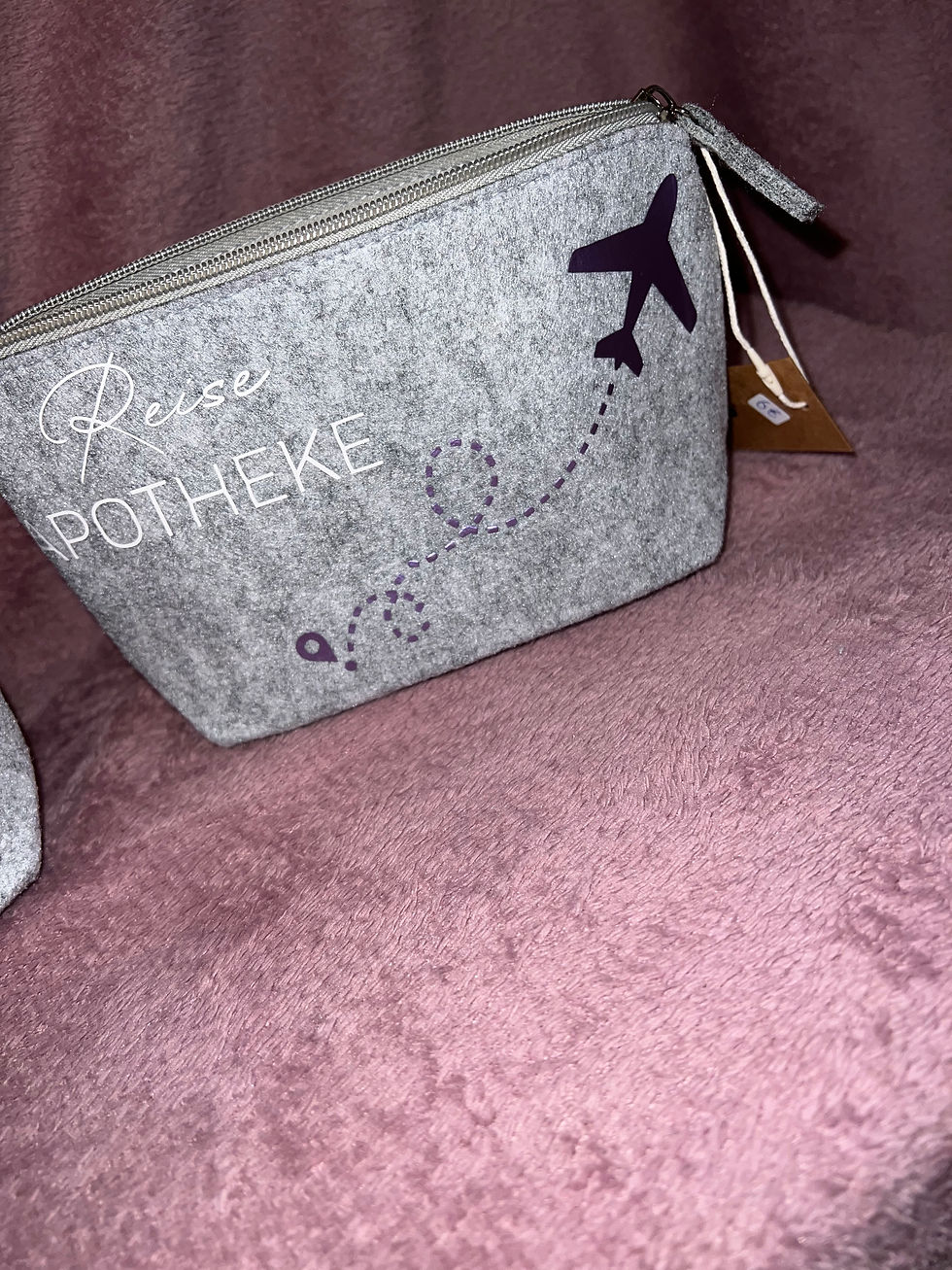Filz-Kosmetiktasche „Reiseapotheke"