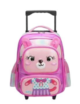 Thumbnail: Kids 5D School Trolley Backpack Boy and Girl