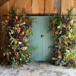 Floral Towers outside the Longbarn