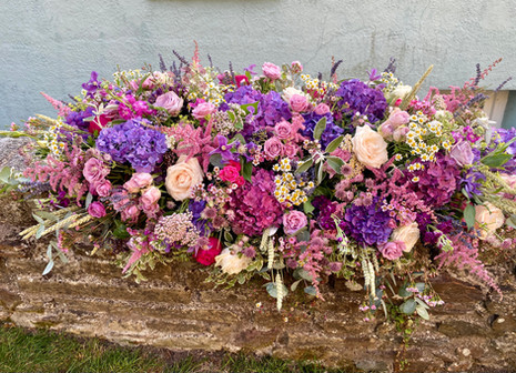 Coffin Spray, fresh flowers