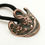 Thumbnail: Swan Design Ponytail Holder in Copper | Metal Hair Tie