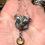 Thumbnail: Honeybee Pendant Necklace in Silver Gold & Citrine