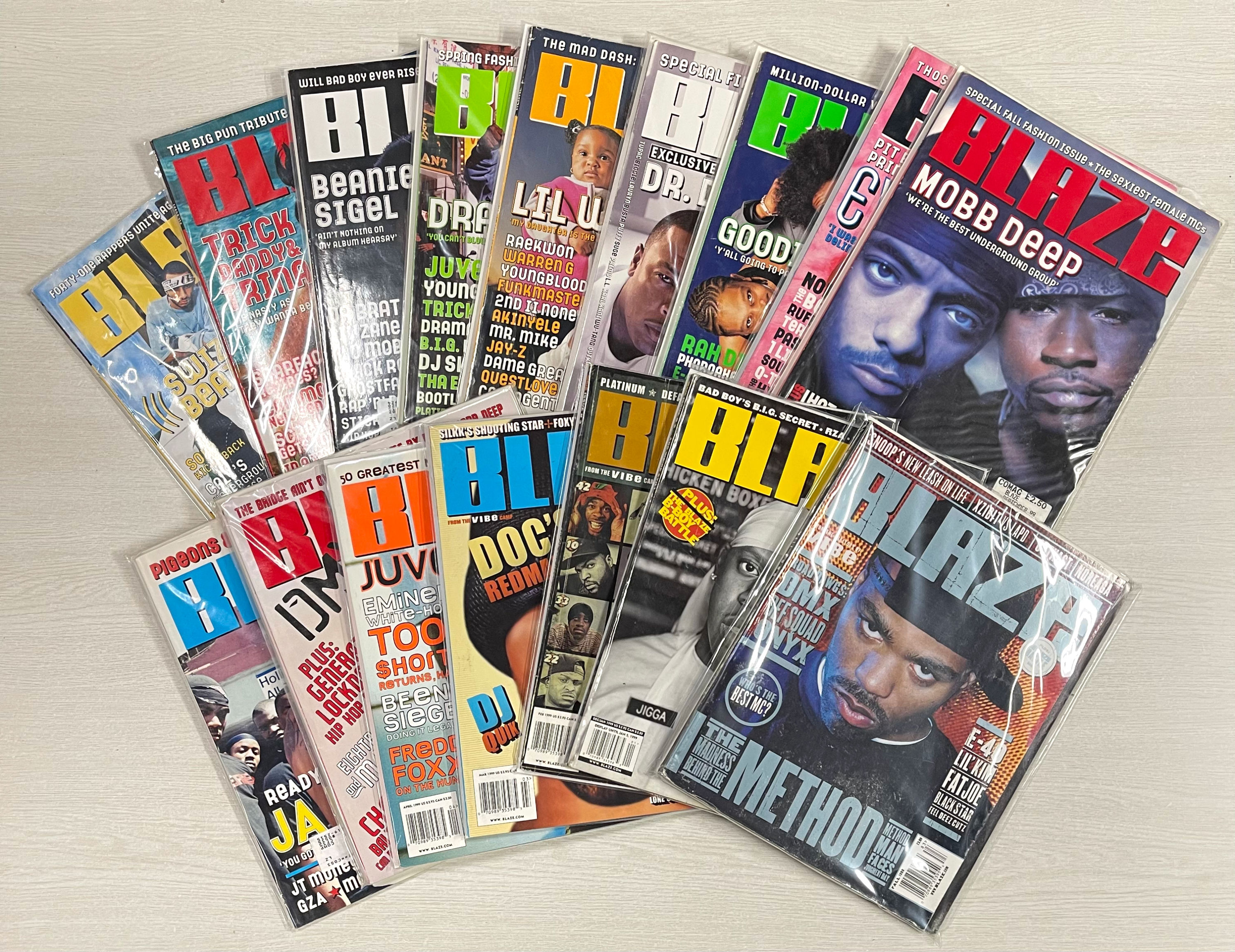 Blaze Magazine Complete Set #1-17