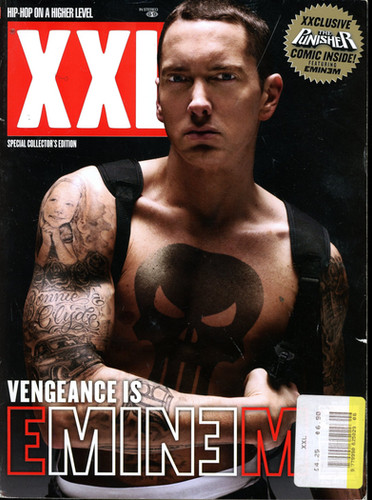 XXL magazine 雑誌 表紙 エミネム Eminem Writes His Own Story for XXL Magazine 25th Anniversary