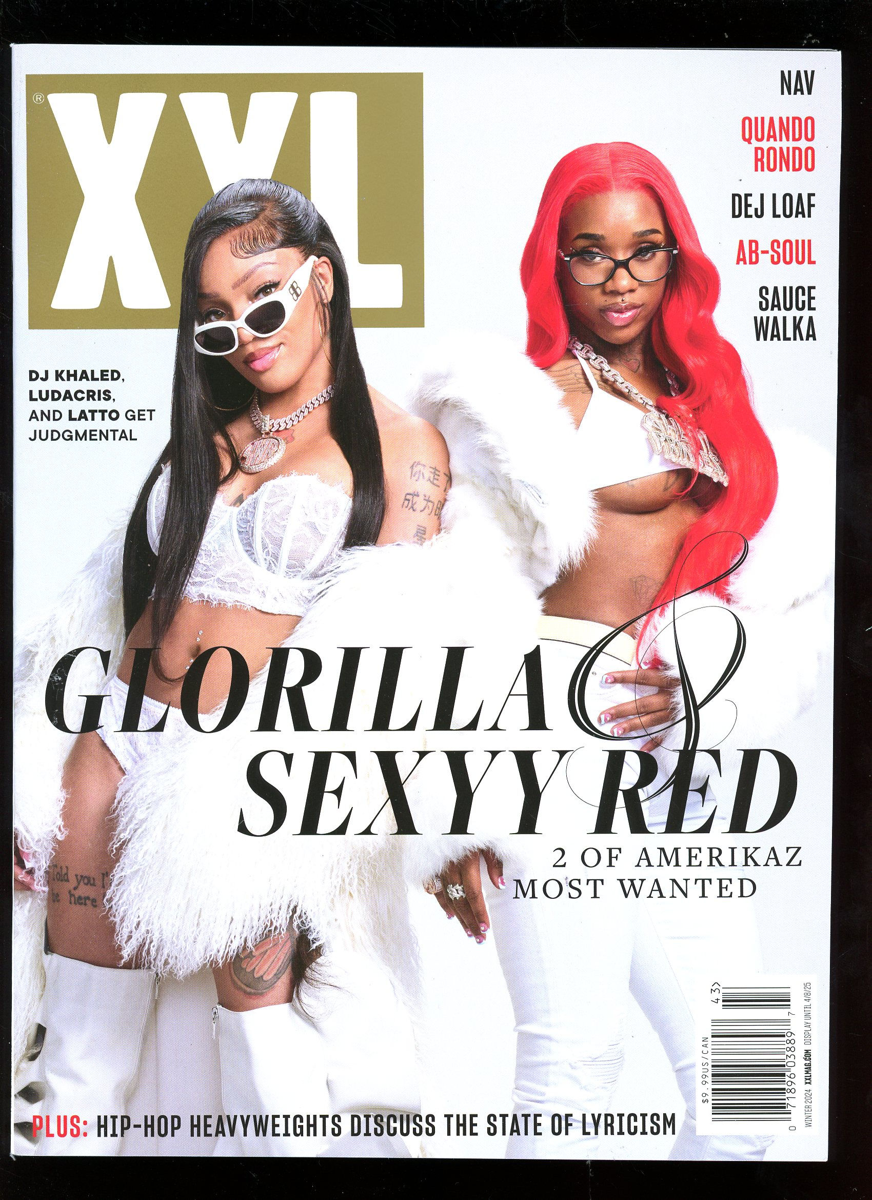 XXL Magazine Winter 2024 Glorilla / Sexyy Red