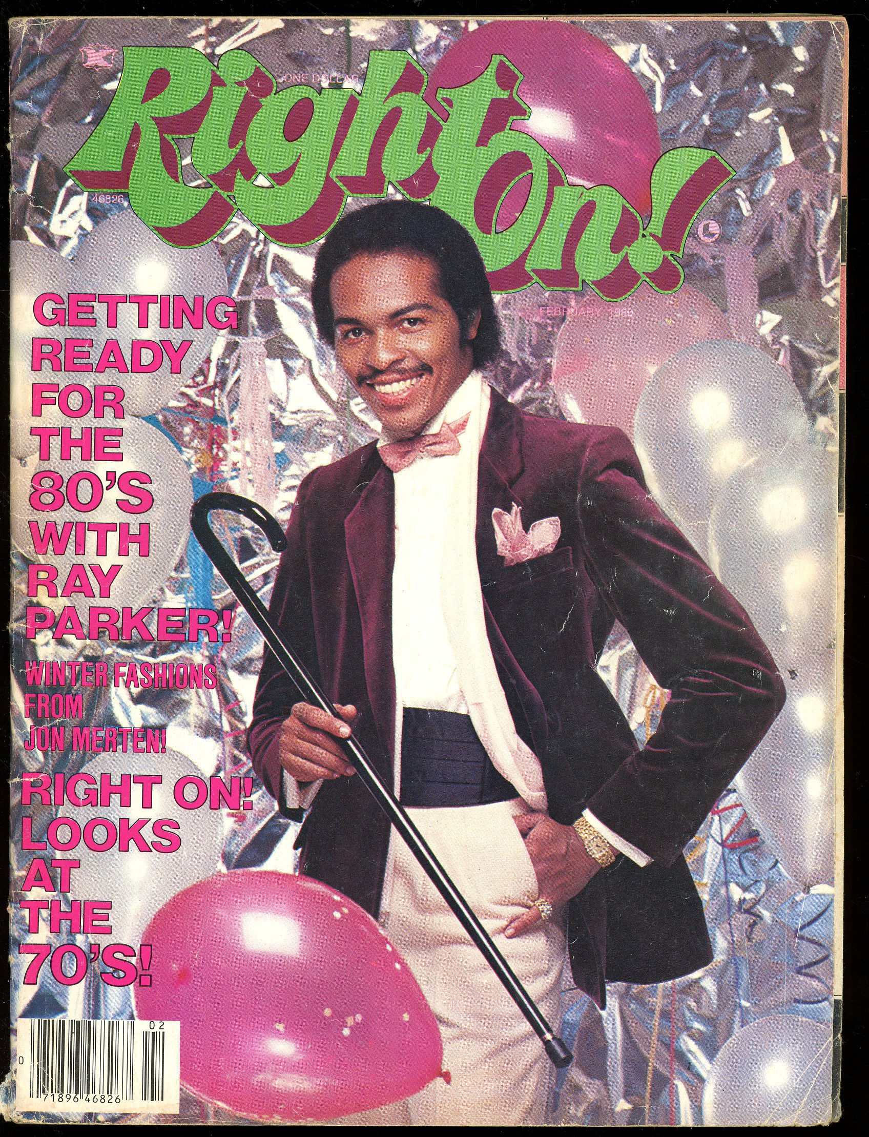 Right On! Magazine February 1980 Ray Parker
