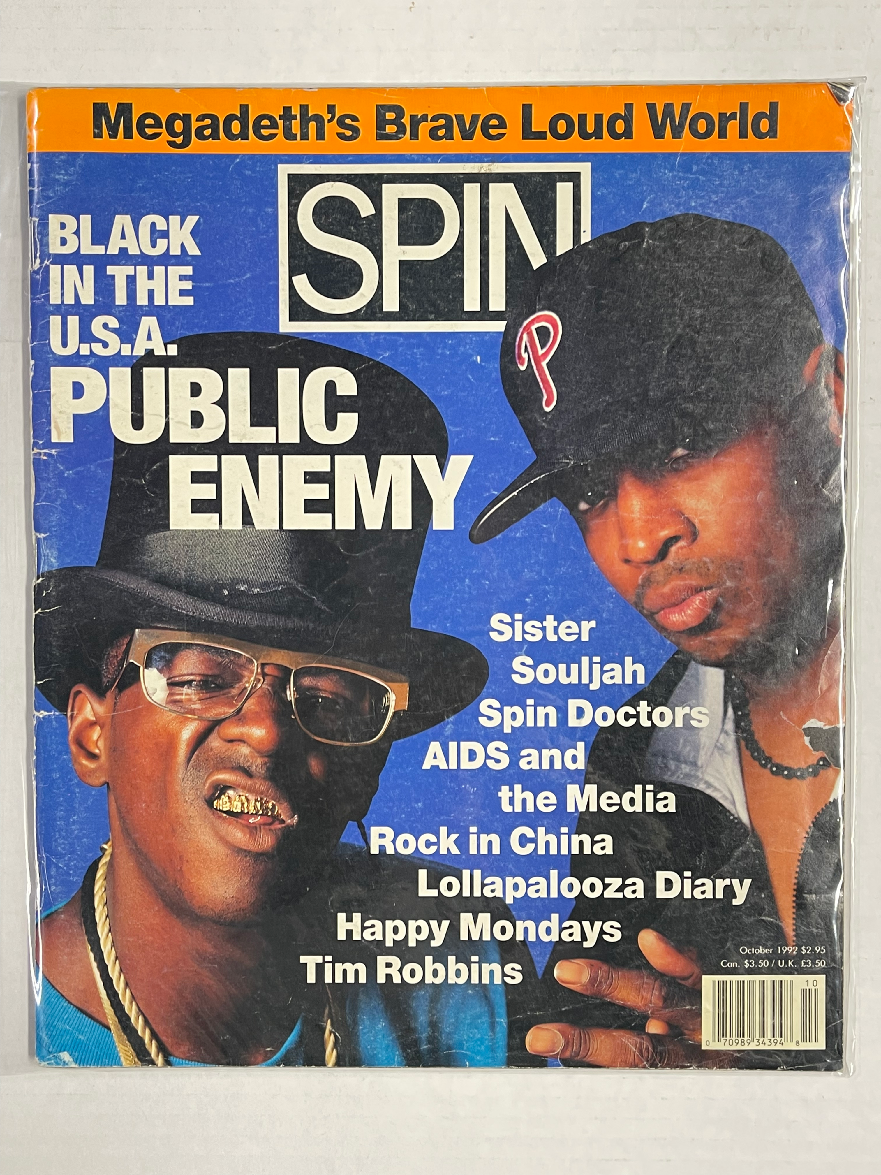 Spin Magazine October 1992 Public Enemy