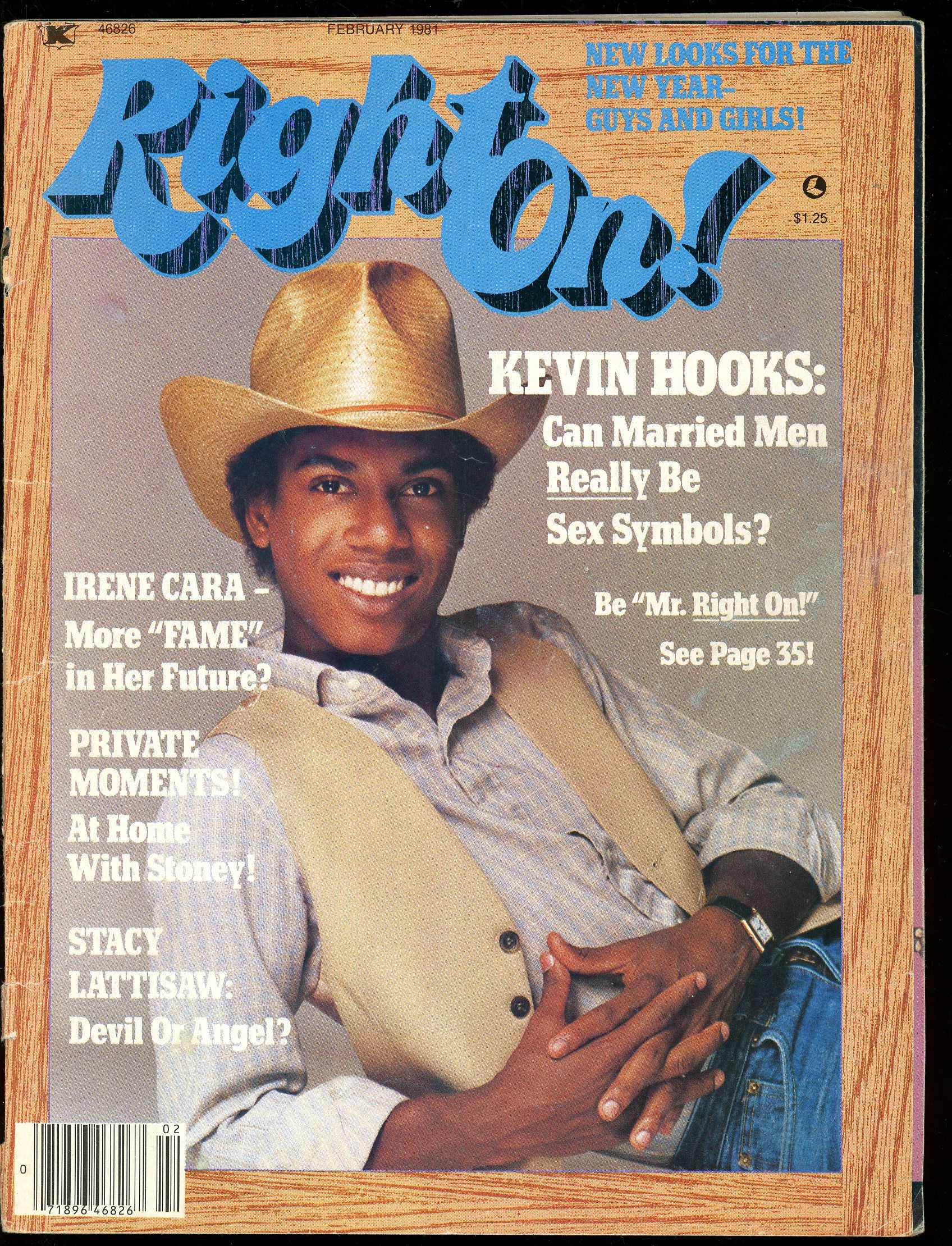 Right On! Magazine February 1981 Kevin Hooks