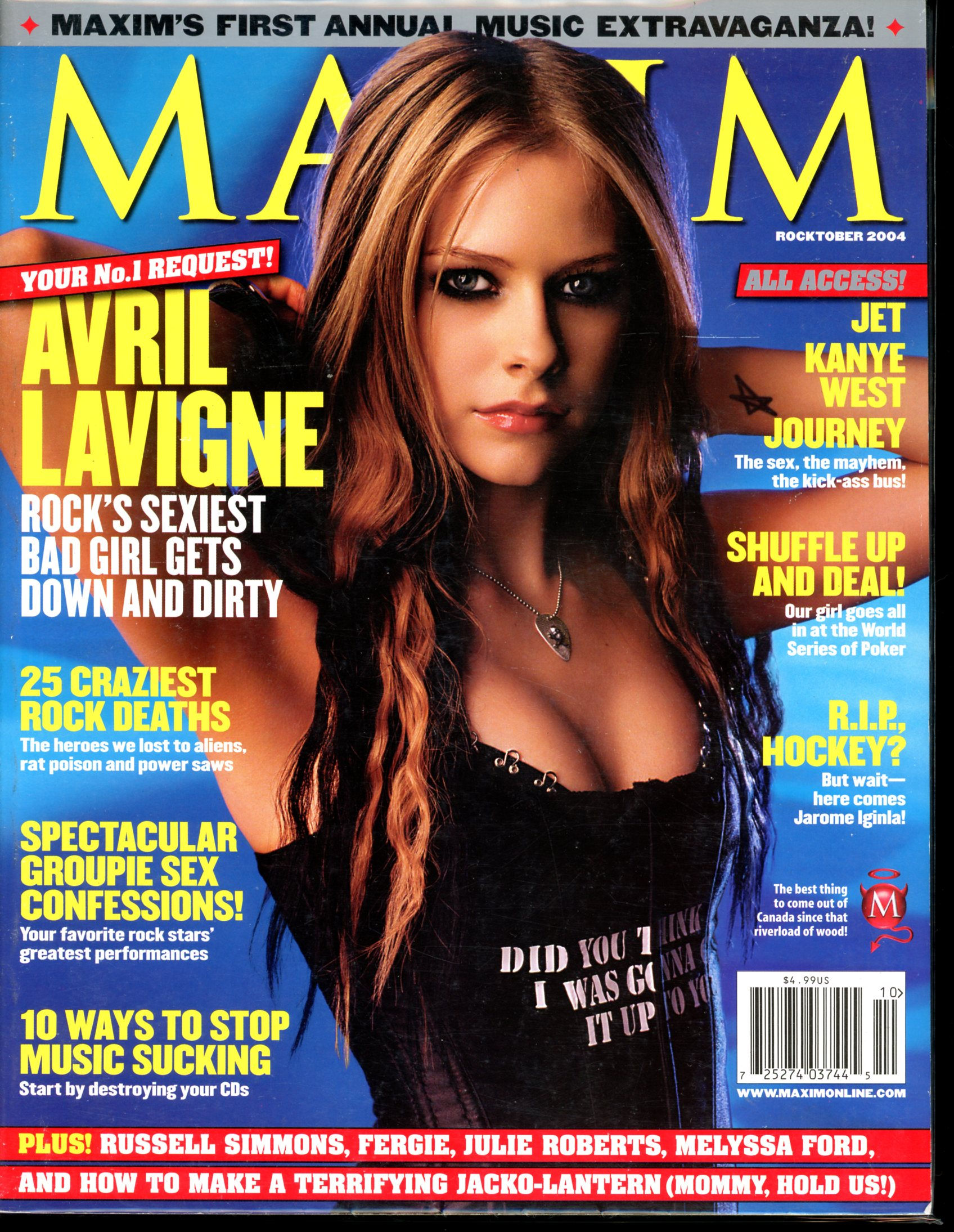 Maxim Magazine #82 Avril Lavigne