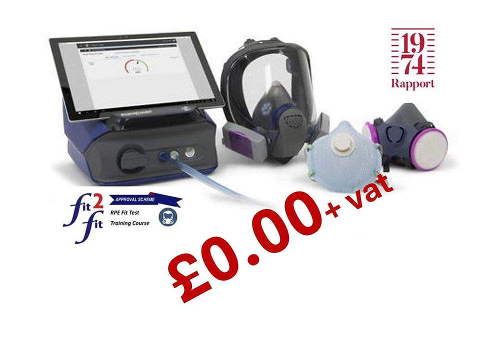 **FREE** Quantitative Face Fit Test (fit2fit approved)