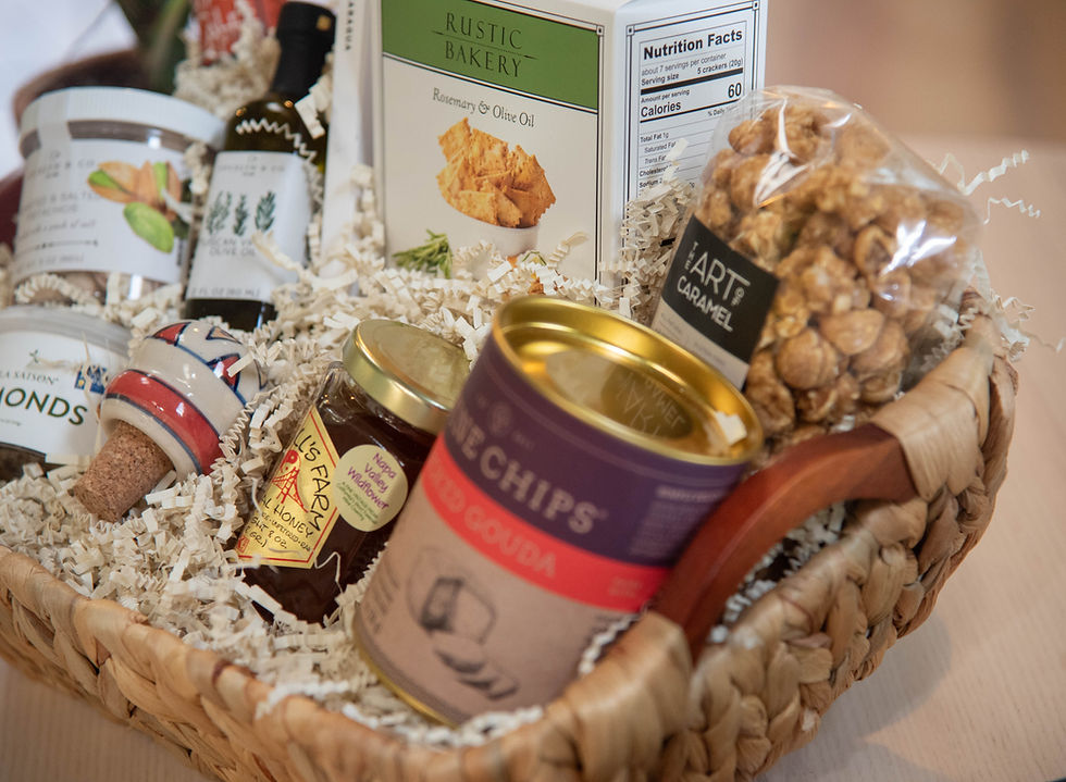 Thumbnail: Napa Valley Harvest Basket, Food Gifts, Gift Basket