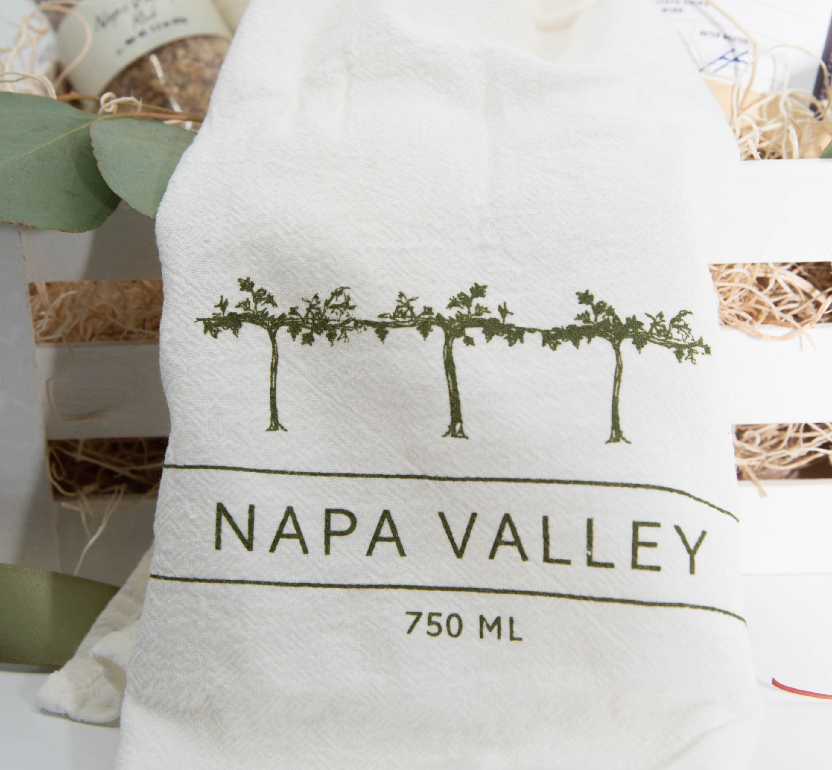 Napa Valley Vines Tea Towel