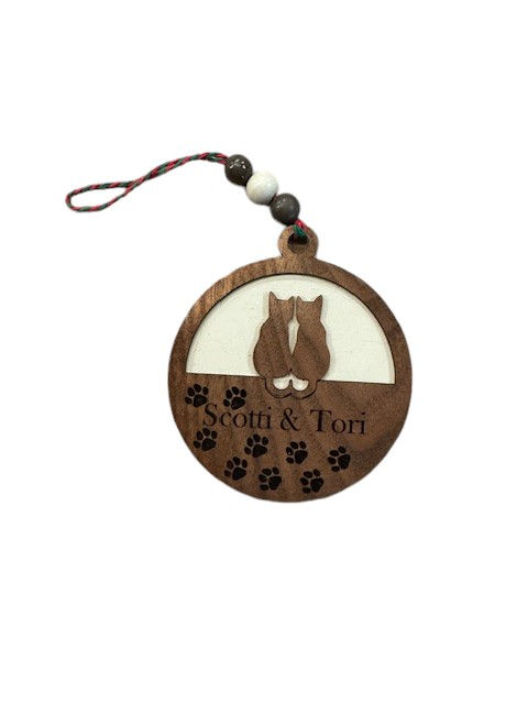 Thumbnail: Our Two Cats Ornament