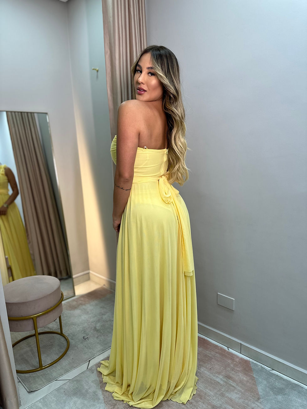 Miniatura: Hazel Amarelo Pastel