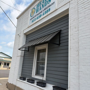 Another Completed Facade Grant - Healing Hands