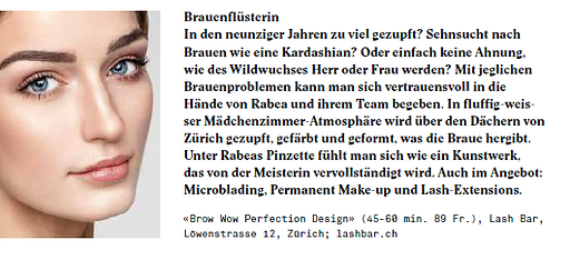 Z Magazin_Brauen_Blashy Bar_Lash Bar