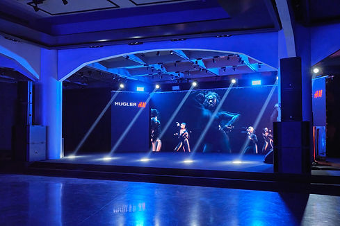 Space design & scenography for MUGLER x H&M