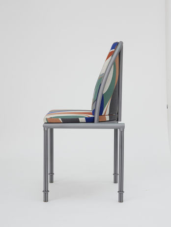 Bespoke metal dining chair