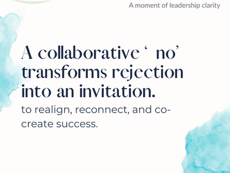 How Collaborative Leaders Say No (Without Burning Bridges)