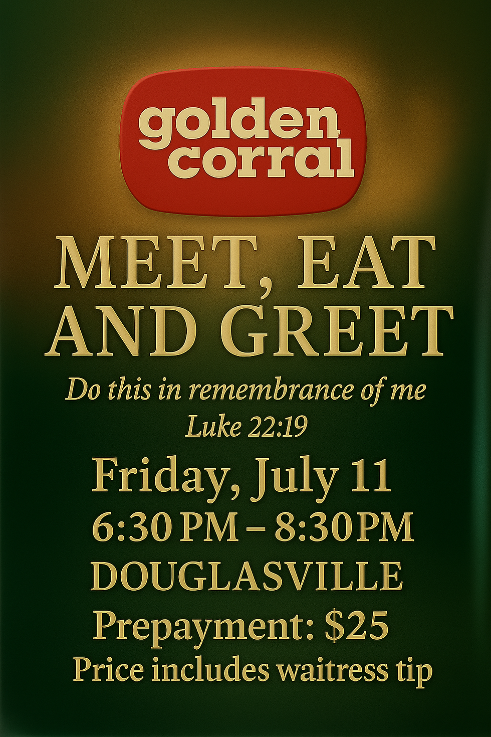 God’s Girls Meet, Eat & Greet – July Fellowship