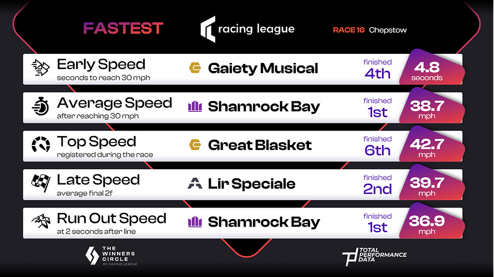 RL 2025 - Race Week 3 - Chepstow - Race 16 Stats