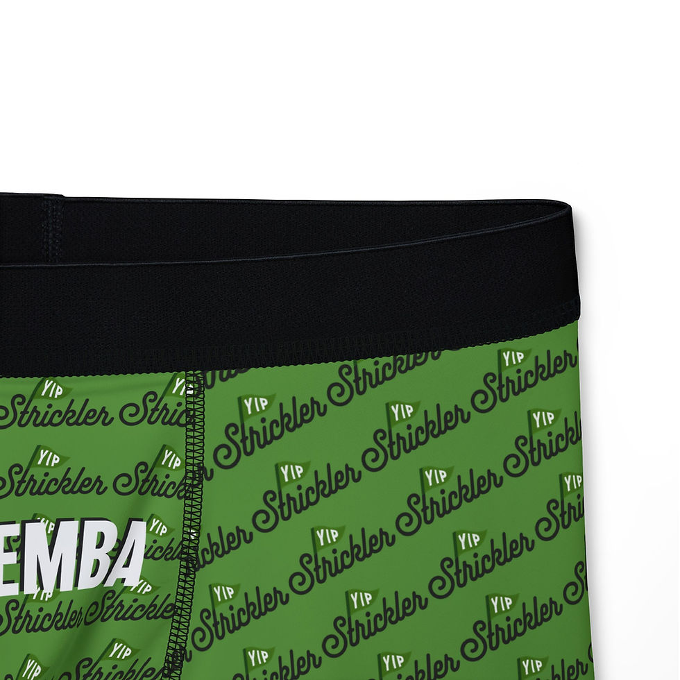Thumbnail: Yip Strickler - 'MEMBA' Green Boxer Briefs for Everyday Comfort
