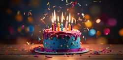 Birthday cake background