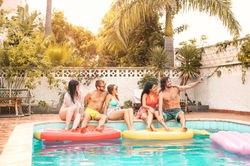Pool Gathering at Lakemont