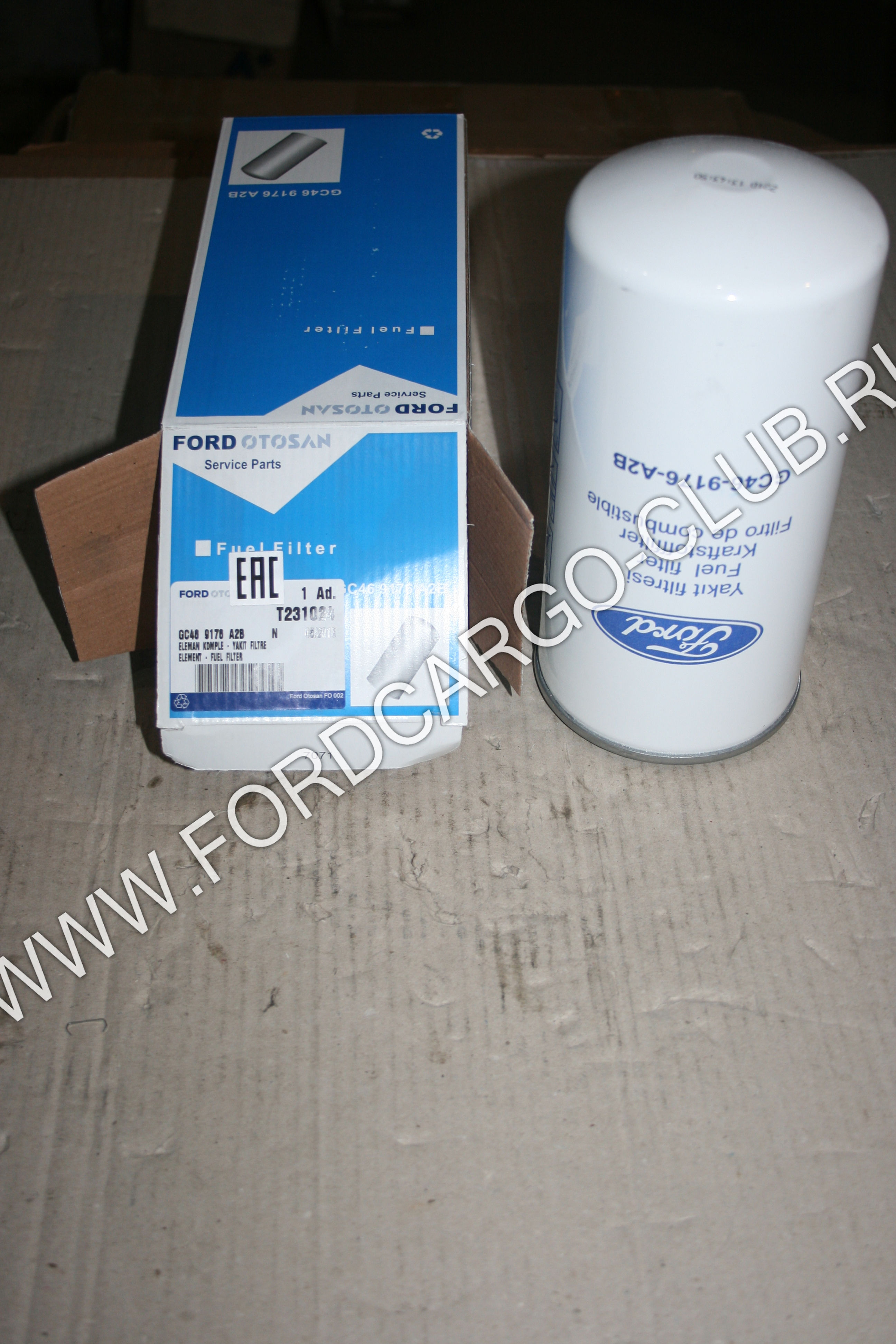 GC46-9176-A2B-N T231024 ФИЛЬТР ТОПЛИВНЫЙ тонкой очистки ДЛЯ ФОРД КАРГО