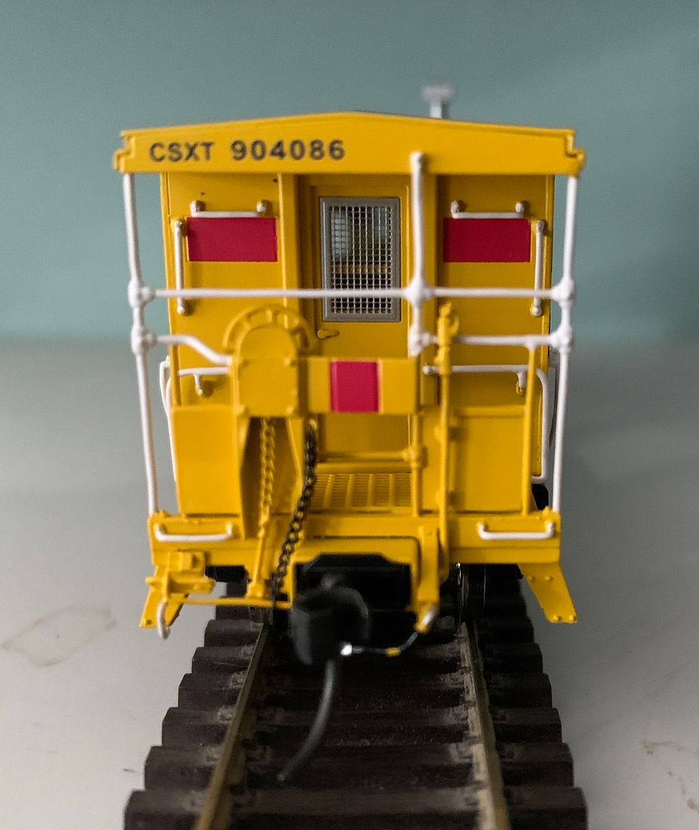 Thumbnail: CSX  C-27 A Caboose  "Operation Lifesaver" - Overland #087030021.3  Brass   HO