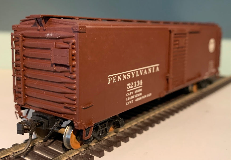 PennsylvaniaBox Car X-29 - Overland OMI 3014.1  Brass   HO