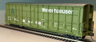 Weyerhaeuser - 56'Thrall All Door Box Car - HO Walthers 932-7001