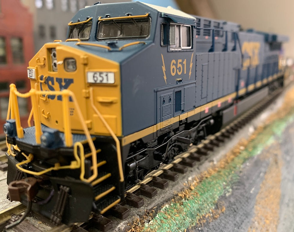 CSX GE 6000 Blue scheme - DCC & Sound - Broadway Limited Imports 2128 HO