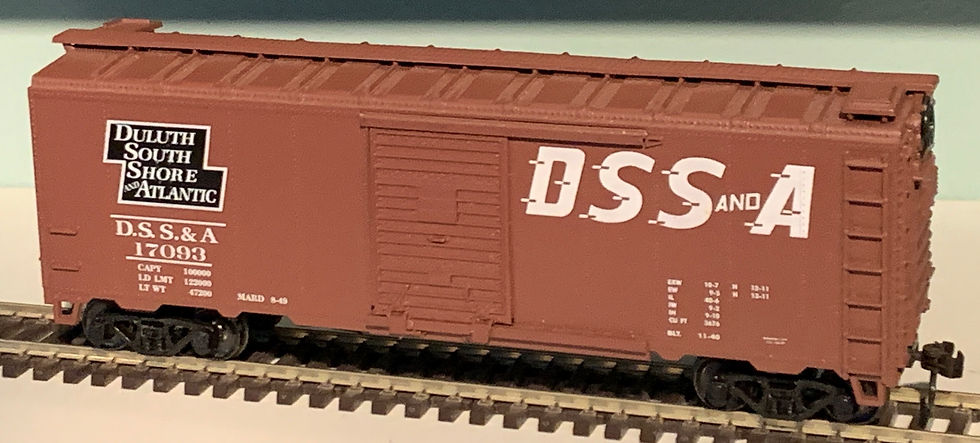 Duluth South Shore & Atlantic 40ft Single Door Metal Box Car