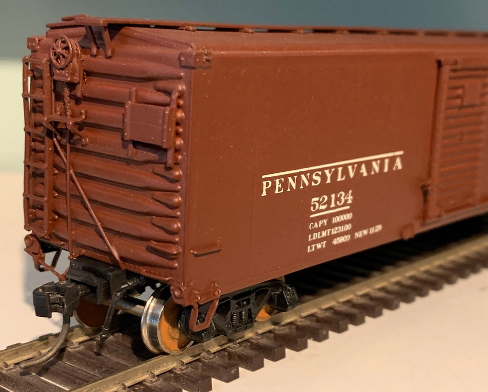 Thumbnail: PennsylvaniaBox Car X-29 - Overland OMI 3014.1  Brass   HO