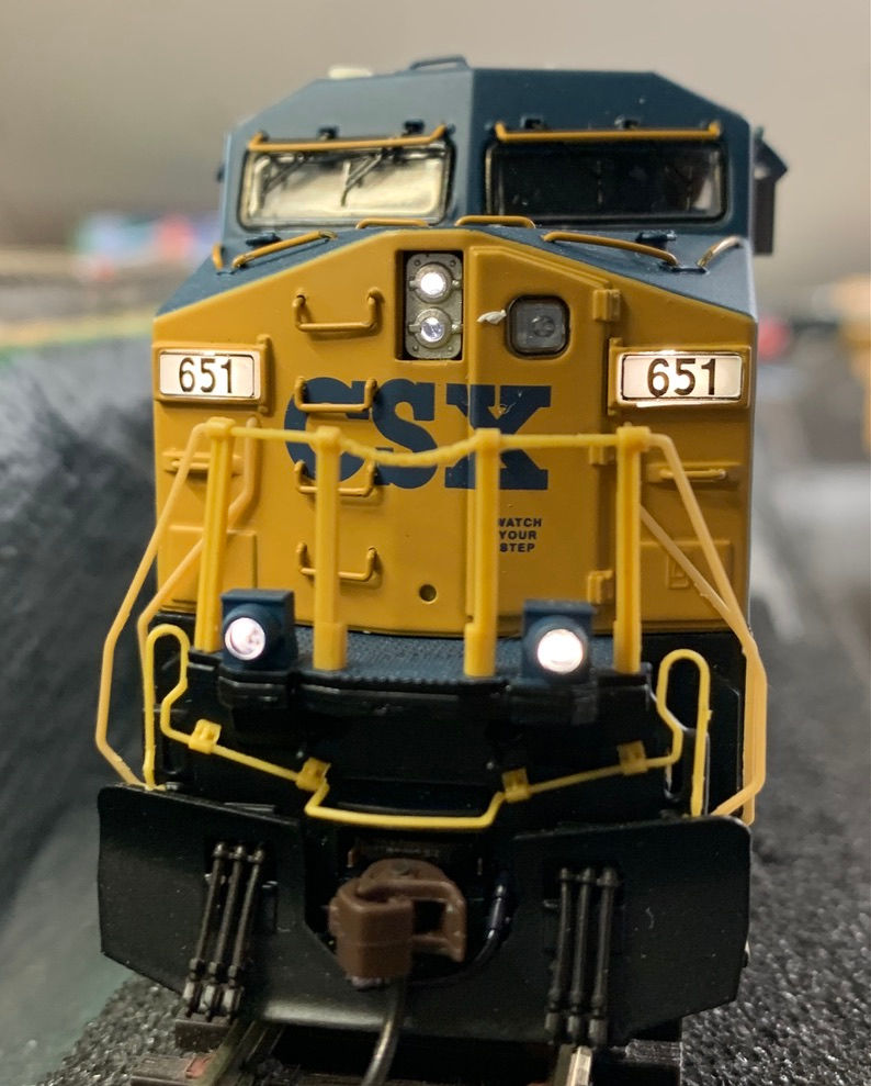 CSX  GE 6000 Blue scheme - DCC & Sound - Broadway Ltd Imports 2128 HO