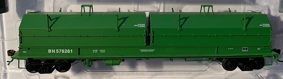 Burlington Northern 100Ton Evans Coil Car - HO - Red Caboose 32511-2