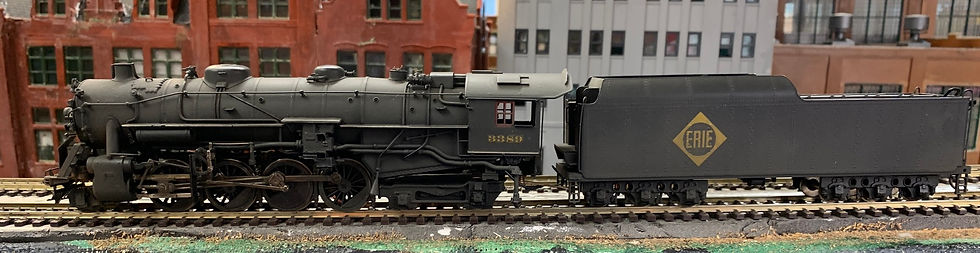 ERIE  2-8-4 Berkshire S4 -DCC & Snd  Brass - Fujiyama - HO