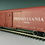 Thumbnail: Pennsylvania 50' Round Roof Box Car X-32 - Railworks X32 4 Brass   HO
