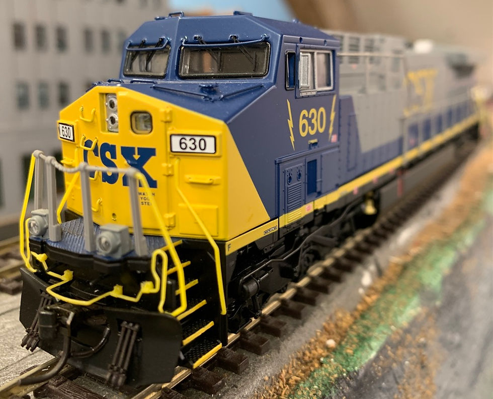 CSX - GE AC 6000 Blue & Grey scheme - DCC & Sound - HO