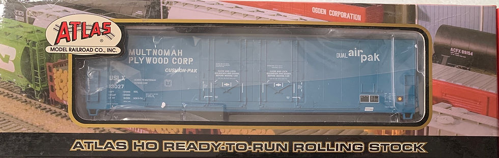 Multnomah Plywood - 53' Evans DPD  Box Car - HO Atlas - 1776-1